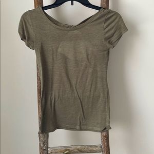 Olive Green Tee